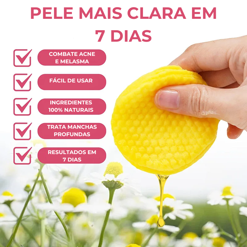 Pads Mágico de Limpeza de Ácido Kójico e Cúrcuma