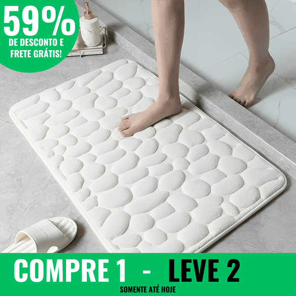 [COMPRE 1 E LEVE 2] ConfortLux™ - Tapete para Banheiro Antiderrapante + Brinde Exclusivo