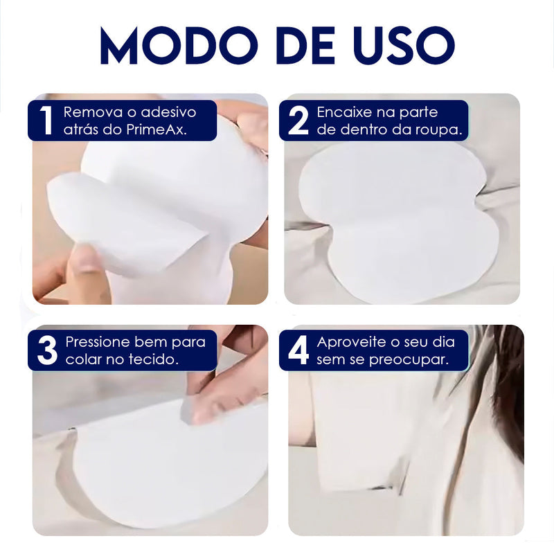PrimeAx™ - Adesivo Protetor Anti-Suor de Alta Performance