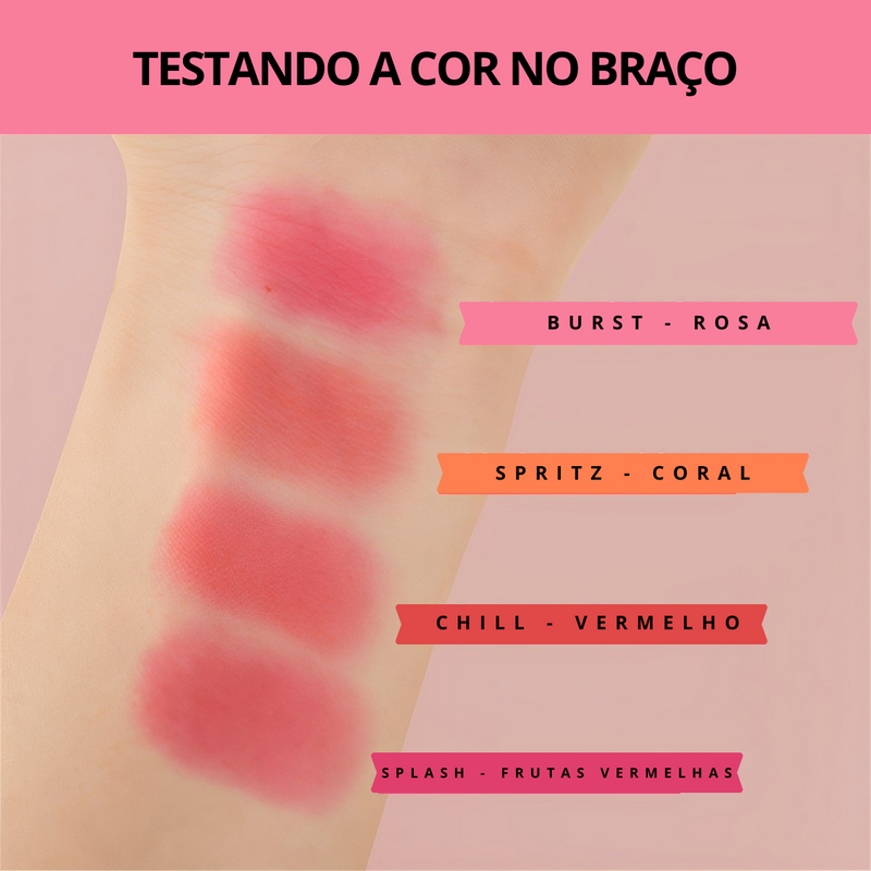 Jelly Blush Tint - O Blush das Blogueiras - Compre 1, leve 2 [Compre 1 e receba o 2º totalmente grátis]
