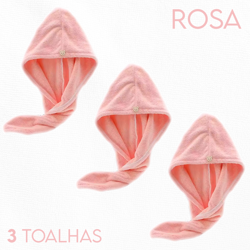 [COMPRE 1, LEVE 3] HairDry™ - Toalha de Microfibra Para Cabelos