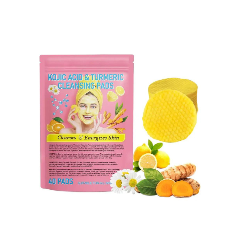 Pads Mágico de Limpeza de Ácido Kójico e Cúrcuma